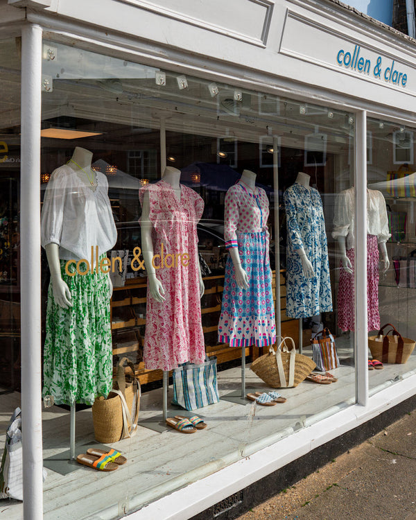 Handprint Dreams Dresses are in the Window