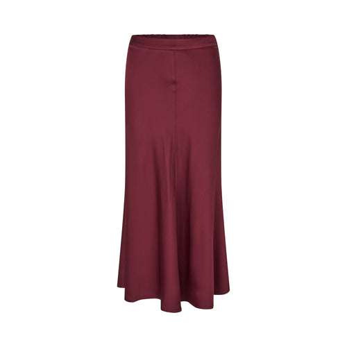 DEA KUDIBAL Kela Bias Skirt in Bourgogne