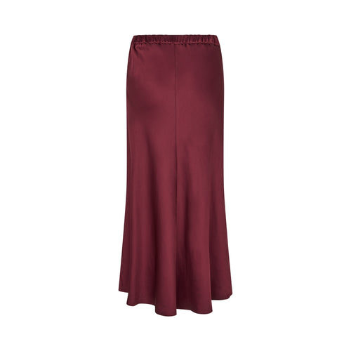 DEA KUDIBAL Kela Bias Skirt in Bourgogne