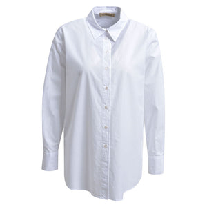 Shirt Embroidered Blouse in White