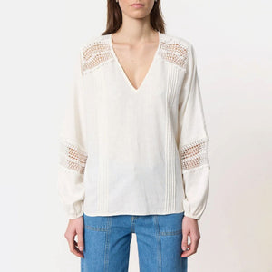 Fabienna 1 Blouse in Star White