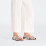 Sydney Synthetics Sandals in Silver