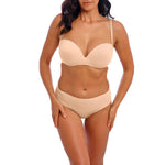 WACOAL Ines Secret Underwire Moulded Strapless Bra in Frappe