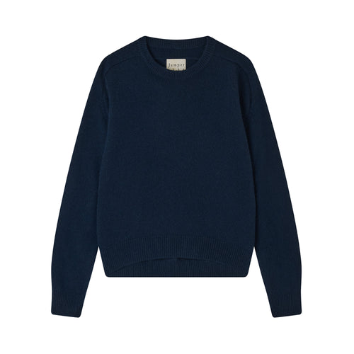 JUMPER 1234 Oversize Crew Neck Jumper in Navy