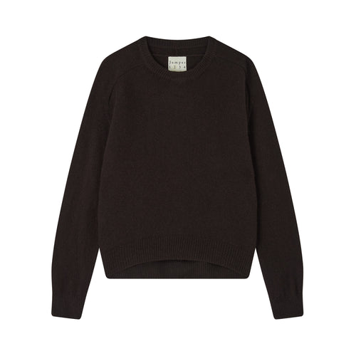 JUMPER 1234 Oversize Crew Neck Jumper in Bitter