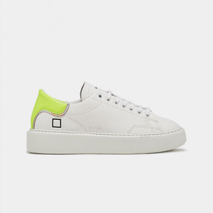 Sfera Fluo Sneakers in White/Yellow