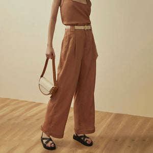 The Alys Pants in Toffee