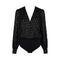 AUBADE Long Sleeve Body Suit in Black