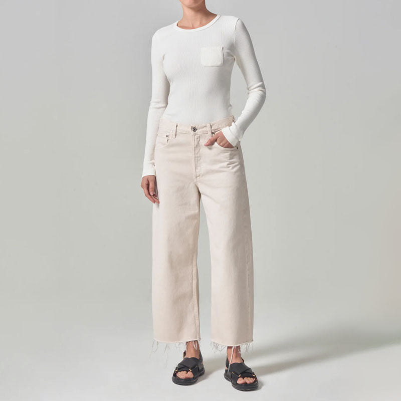 シチズンズ・オブ・ヒューマニティAYLA RAW HEM CROP B Buy CITIZENS OF HUMANITY Ayla Raw Hem Crop in Almondette from