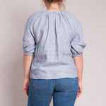 Turn Up The Volume Top in Chambray Hash