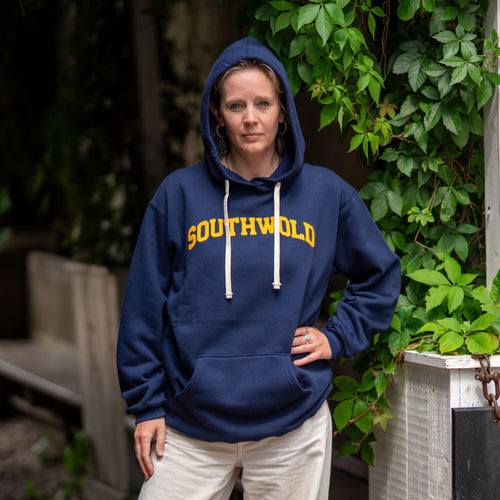 BOATHOUSE Southwold Hoodie in Navy