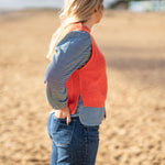 COLLEN & CLARE Lula Cashmere and Lambswool Tank in Flame