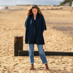 COLLEN & CLARE Samba Mohair Cardigan in Navy