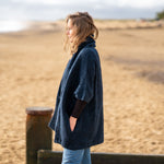 COLLEN & CLARE Samba Mohair Cardigan in Navy