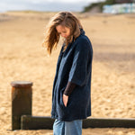 COLLEN & CLARE Samba Mohair Cardigan in Navy