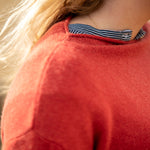 COLLEN & CLARE Pea Cashmere Knit in Flame