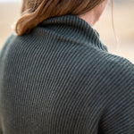 COLLEN & CLARE Rosy Cashmere and Lambswool Knit in Fir Green