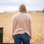 COLLEN & CLARE Rosy Cashmere and Lambswool Knit in Oatmeal