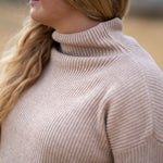 COLLEN & CLARE Rosy Cashmere and Lambswool Knit in Oatmeal