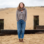 COLLEN & CLARE Gab Cotton Cardigan in Cappuccino
