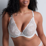 AUBADE Vibes Triangle Bra in Pearl