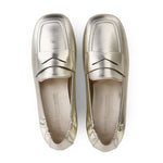 Blair Nappa Loafers in Gold