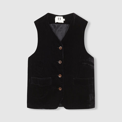 BEATRIZ FUREST Harris Waistcoat in Black