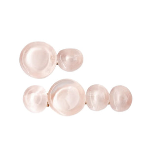 Luiza Set of 2 Hair Clips in Light Pink