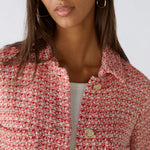 Jacket in Red/White