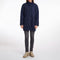 RINO & PELLE Antara Coat with High Neck in Night Grey