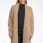 RINO & PELLE Arline Long Big Sleeves Cardigan in Misty Nude