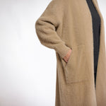 RINO & PELLE Arline Long Big Sleeves Cardigan in Misty Nude