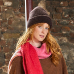 BLACK COLOUR Ginger Rib Hat in Mocca