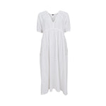 BLACK COLOUR BCJULIA broderi anglaise dress in White