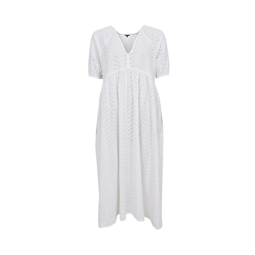 BLACK COLOUR BCJULIA broderi anglaise dress in White