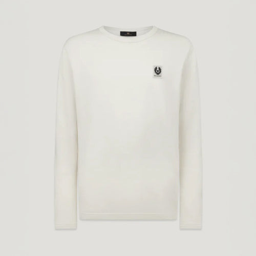 BELSTAFF Belstaff Long Sleeve T-Shirt in Silver/Birch