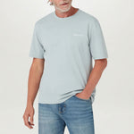 BELSTAFF Border T-Shirt in Quarry/Blue