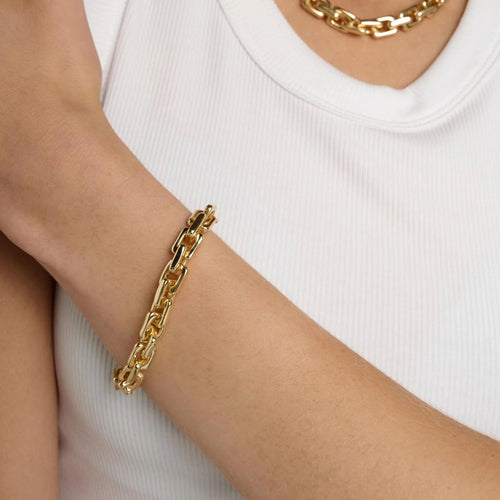 Tutti & Co Link Bracelet in Gold
