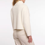 RINO & PELLE Beth Double Breasted Jacket in Snow White