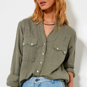 Chano L/S Shirt in Sage