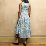 Charlie Midaxi Dress in Silhouette Blue