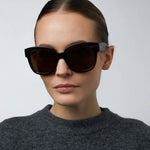Chloe Sunglasses in Dark Brown