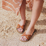 Classic Slide Sandals - Tan
