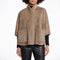 RINO & PELLE Dewi Faux Fur Cape in Toffee