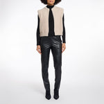 RINO & PELLE Elona Short Waistcoat in Stone