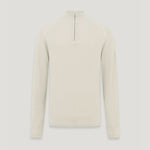 BELSTAFF Guide Quarter Zip Jumper in Stone Beige