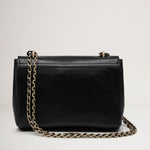 MULBERRY Lily Glossy Goat Bag in Black/Gold