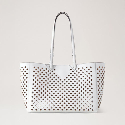 MULBERRY Perforated Tote Bag in White