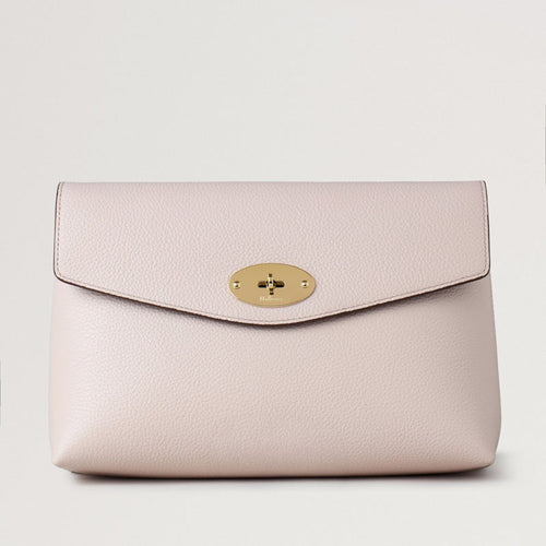 MULBERRY Large Darley Cosmetic Pouch in Blossom Pink