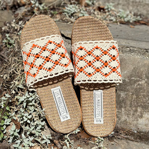 Hermaline Sandals in Orange